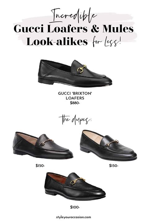 gucci heeled loafer dupe